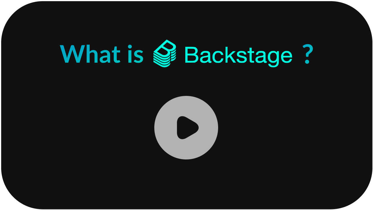 What is Backstage_ (Explainer Video) 1