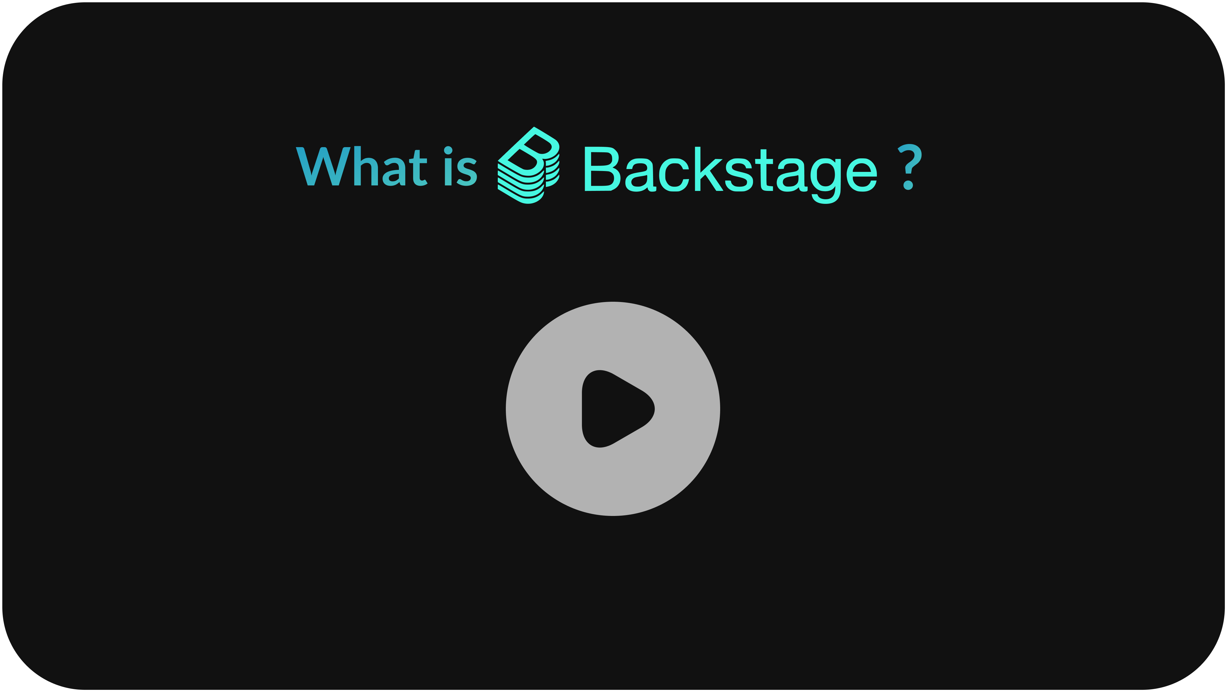 What is Backstage_ (Explainer Video) 1